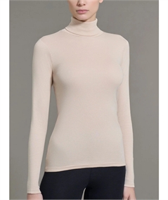 Ragno D274AK -  Maglia sottogiacca collo dolcevita in caldo cotone Biologico. Colore: String C13