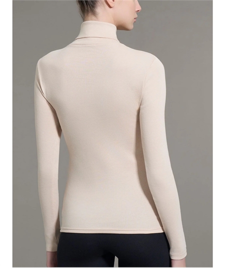 Ragno D274AK -  Maglia sottogiacca collo dolcevita in caldo cotone Biologico. Colore: String C13