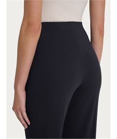 Ragno D987PE - Pantalone in Viscosa crêpe a gamba dritta. Colore: Nero 020