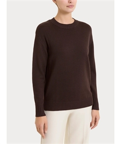 Ragno DR10M9 - Maglia girocollo leggera in puro lana Merino Soft Colore: Chocolate A75