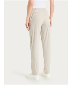 Ragno DH15PU - Pantalone Jogger con couliise in mussola di cotone. Colore: Champiognon 786