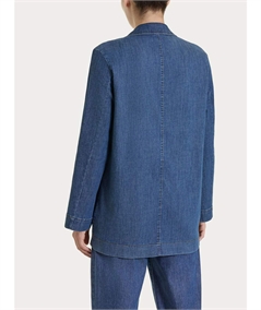 Ragno DN18GA Blazer over destrutturato in Light Denim- Jeans. Colore: Jeans 007