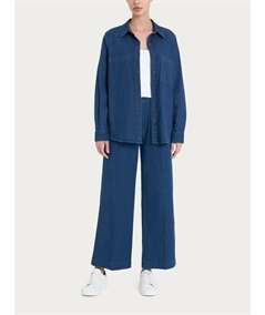 Ragno DM67SC - Giacca camicia in Super Light Denim (Jeans). Colore: Indigo 716