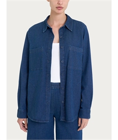 Ragno DM67SC - Giacca camicia in Super Light Denim (Jeans). Colore: Indigo 716