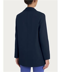 Ragno DH15GA - Blazer leggero destrutturato in Cotone Super Fresh. Colore: Bleu 078