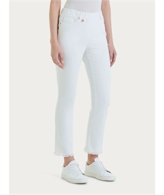 Ragno DQ11PP - Jeans sfrangiato a gamba dritta con tasche in Light denim. Colore: 010