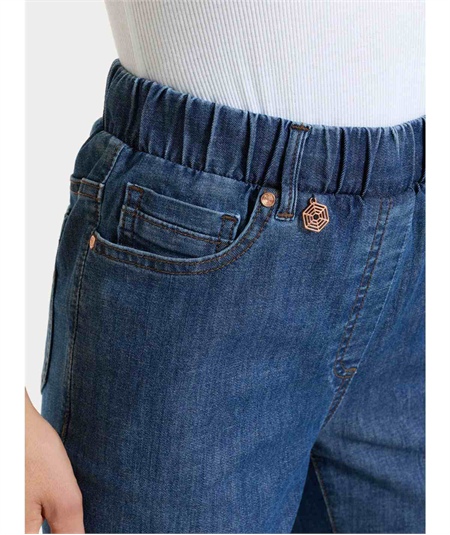 Ragno DQ11PP - Jeans sfrangiato a gamba dritta con tasche in Light denim. Colore: Jeans 007