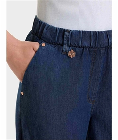 Ragno DN18P7 - Pantalone Jeans vestibilità a carota con tasche a filo. Colore: Jeans 007