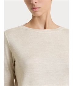 Ragno DS95TB - Maglietta scollo barca manica 3/4 in jersey di viscosa a fantasia. Colore: Fant.Champignon 786F