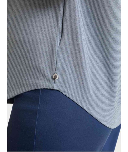 Ragno DS38T7 - Maglietta girocollo con manica corta kimono in Summer Light. Colore: Fant. Dusty Blue D36F