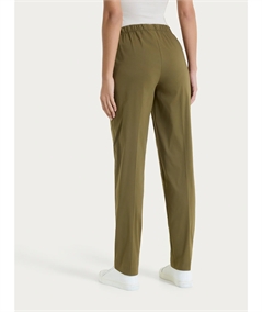 Ragno DH15PU - Pantalone Jogger con couliise in mussola di cotone. Colore: DarK Olive B09