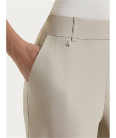 Ragno DP23P4 - Pantalone ampio con tasche in tessuto Super Fresh. Colore: Crockery C84