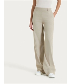 Ragno DP23P4 - Pantalone ampio con tasche in tessuto Super Fresh. Colore: Crockery C84