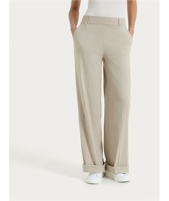 Ragno DP23P4 - Pantalone ampio con tasche in tessuto Super Fresh. Colore: Crockery C84