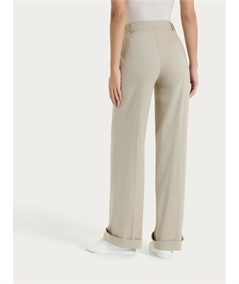 Ragno DP23P4 - Pantalone ampio con tasche in tessuto Super Fresh. Colore: Crockery C84