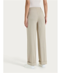 Ragno DP23P4 - Pantalone ampio con tasche in tessuto Super Fresh. Colore: Crockery C84