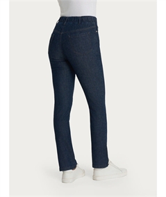Ragno DP24PP - Jeans donna Gamba dritta con Strass– Denim Leggero Elasticizzato. Colore: Indigo 716