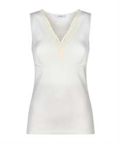 Ragno 073094 - Maglia intima donna spalla larga forma seno lana merino extrafine. Colore Bianco 002