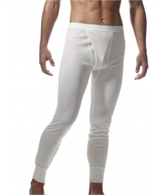 Ragno Art. 06545T- Calzamaglia uomo in lana merino e cotone. Colore: Bianco 002