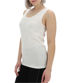 Ragno Art. 072452 - Canotta intima donna lana cotone. Colore: Bianco lana 002