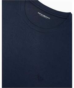 Maglia uomo Emporio Armani girocollo in Modal. Colore: Bleu