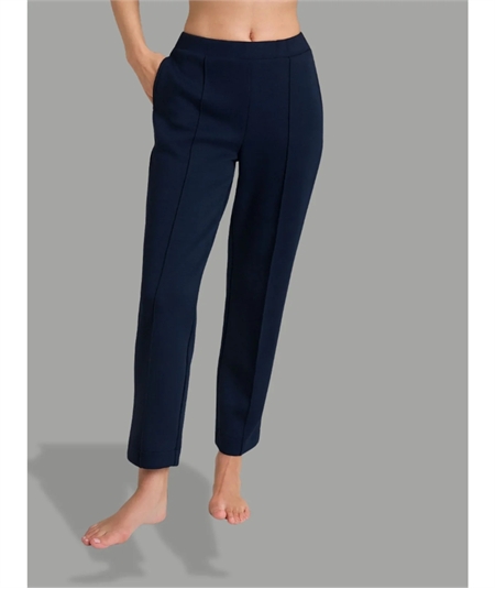 Ragno DR76PP - Pantalone dritto con tasche in tessuto Scuba. Colore: Bleu 078