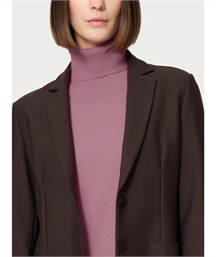 Ragno DO23GA - Giacca manica lunga in tessuto Super-Compact  Extra-Comfort. Colore: Chocolate A75