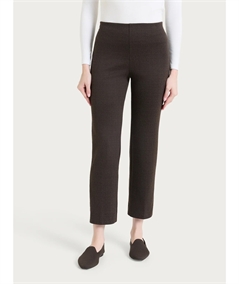 Ragno DT60PO - Pantalone Donna Dritto Invernale con Tweed Pattern in Tessuto Jacquard. Colorte: Fant. Chocolate A75F