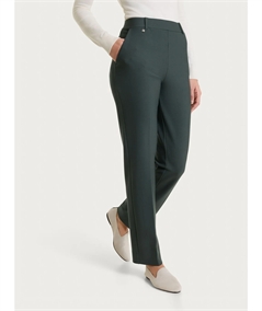 Ragno DB24PP - Pantalone donna a gamba diritta con tasche in viscosa elasticizzata. Colore: Urban Chic D82