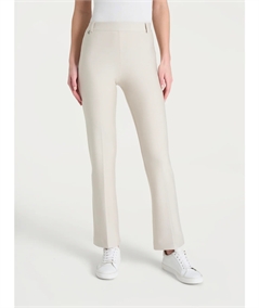 Ragno - DE72PM Pantalone donna Flare in tessuto Compact. Colore: Champignon (Avorio) 786