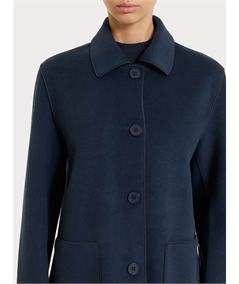 Ragno DQ61KT - Trench da Donna Stile Militare in Tessuto Vegan. Colore: Bleu 078