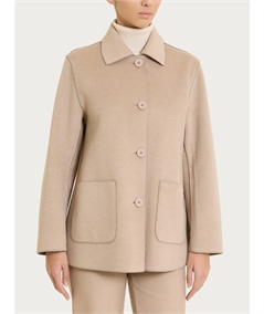 Ragno DQ61KT - Trench da Donna Stile Militare in Tessuto Vegan. Colore: Cammello 100M