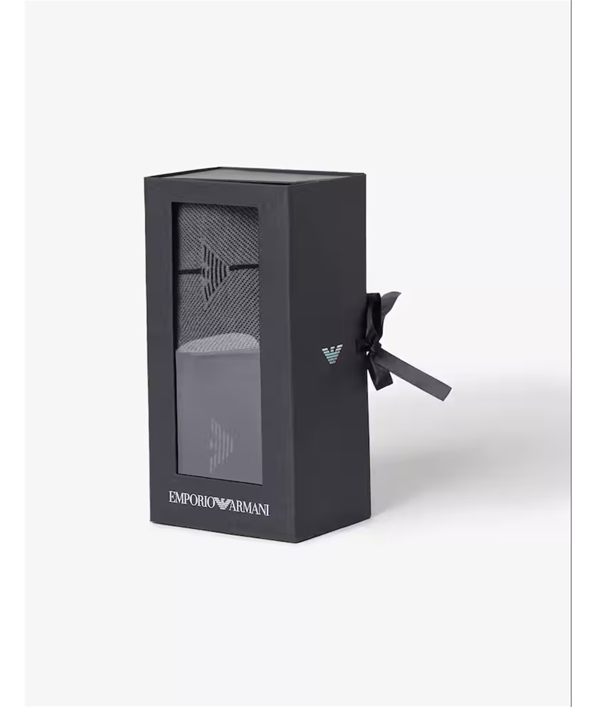 EM000545 AF25460  Emporio Armani Set Regalo 2 Paia Calze Lunghe Uomo in Cotone Invernale Strech  