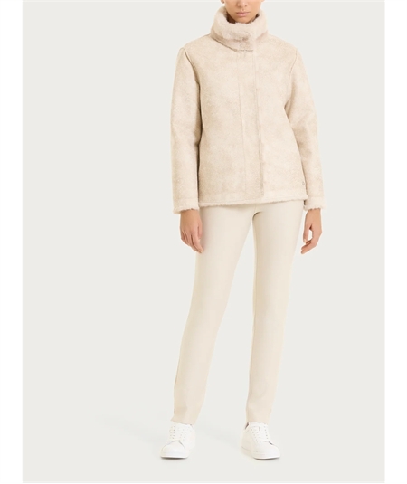 Ragno DQ43KX - Giacca Bouble-Face in Vegan Fur. Colore: Champignon 786F