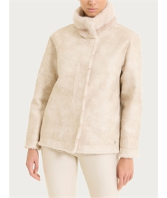 Ragno DQ43KX - Giacca Bouble-Face in Vegan Fur. Colore: Champignon 786F