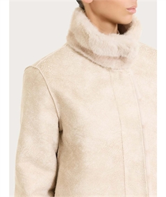 Ragno DQ43KX - Giacca Bouble-Face in Vegan Fur. Colore: Champignon 786F