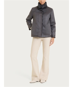 Ragno DQ43KX - Giacca Bouble-Face in Vegan Fur. Colore: Tornado D86F
