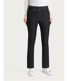 Ragno DR50PP  Pantalone Jeans Donna Modello Slim in Denim Elasticizzato a Gamba Dritta 5 Tasche Colore: Gray Black C14
