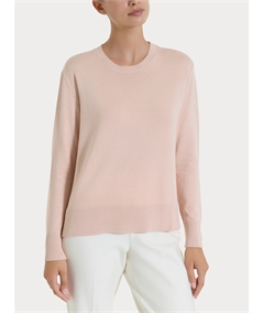 Ragno DR07T9 - Maglia Donna Girocollo Vestibilità Boxy in Morbido e Caldo Tessuto di Viscosa. Colore: Cameo Rose B08