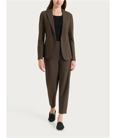 Ragno DO23GA - Giacca manica lunga in tessuto Super-Compact  Extra-Comfort. Colore: Ebano Mel. 410M