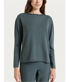 Ragno DN56TA - Maglia Donna Collo Barchetta in morbido e caldo tessuto di Viscosa. Colore: Urban Chic D82