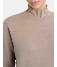 Ragno DN53MV - Maglia Collo Lupetto in Tessuto di Viscosa. Colore: Cammello 100