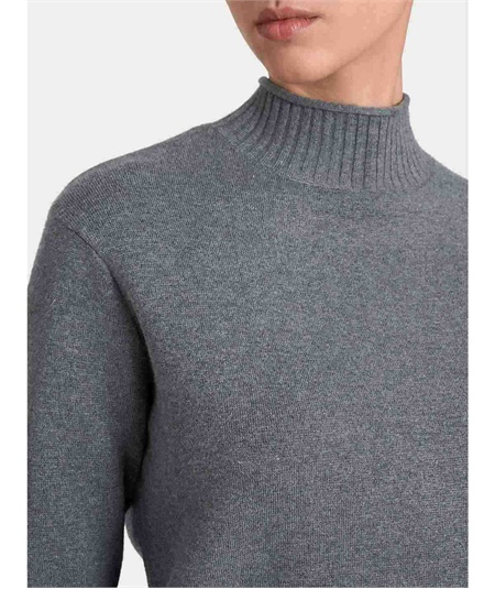 Ragno DN53MV - Maglia Collo Lupetto in Tessuto di Viscosa. Colore: Ferro Melange 816M