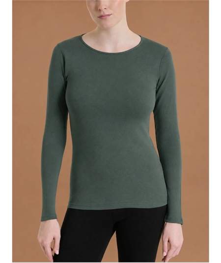 Ragno D274AB - Maglia Sottogiacca Girocollo in Caldo Cotone Biologico. Colore: Urban Chic D82