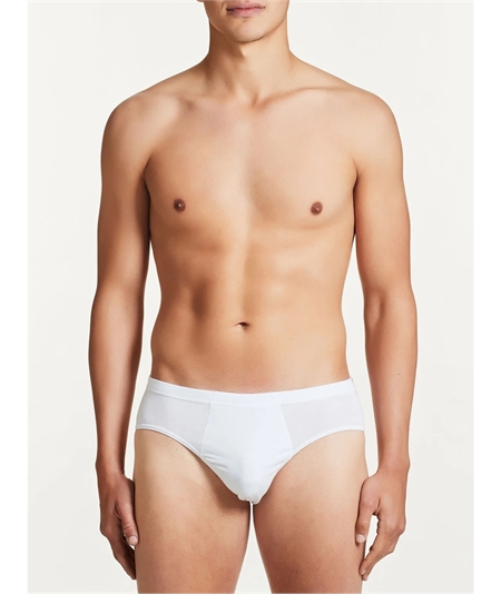 Ragno - 61147Q 3 Slip in cotone biologico elasticizzato. Colore: Bianco 010