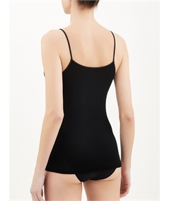 Ragno Art. 07402E - Top intimo donna lana merino e seta. Colore Nero 020